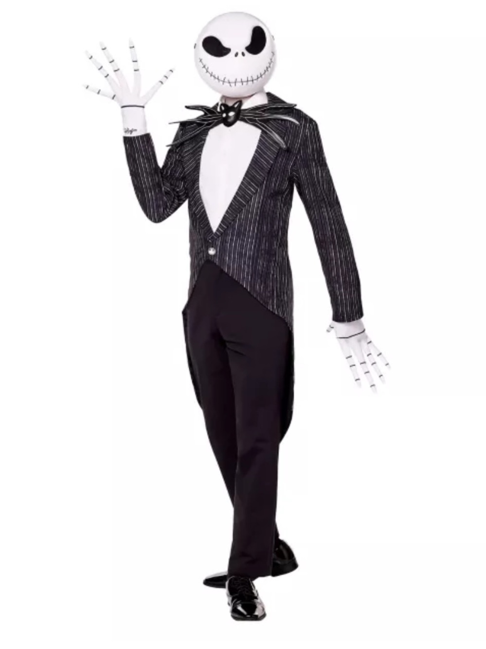 Men’s Nightmare Before Christmas Jack Skellington Halloween Jacket Size Large